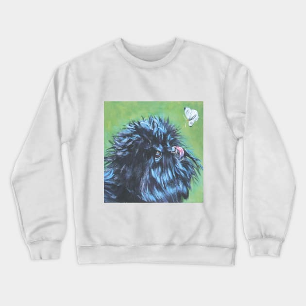 Affenpinscher Fine Art Painting Crewneck Sweatshirt by LASHEPARD